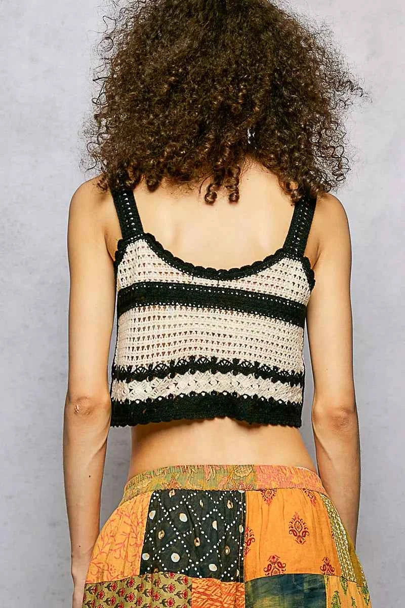 POL Floral Embroidered Cropped Crochet Cami with Scalloped Hem ab1e04cc-653c-4401-bea8-cf9e6fbe151e-Max-Origin