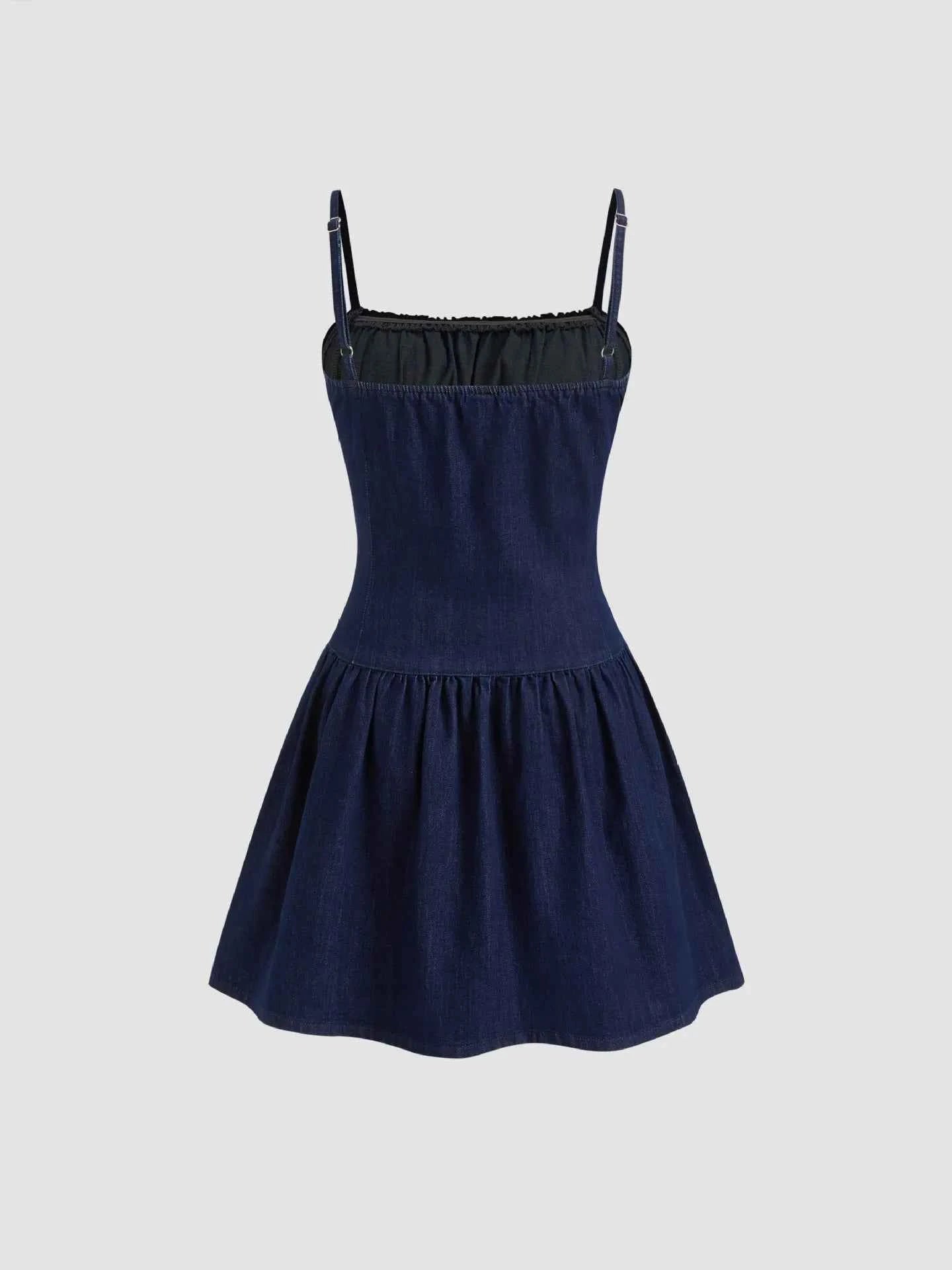 Adjustable Strap Ruched Mini Dress ab2a625ae3074788be53c47c95723a06-Max-Origin