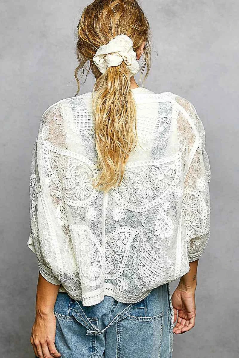 POL Open Front Crochet Cardigan with Floral Embroidery ab47faf9-3ba6-4c95-9643-c2c3c39cde37-Max-Origin
