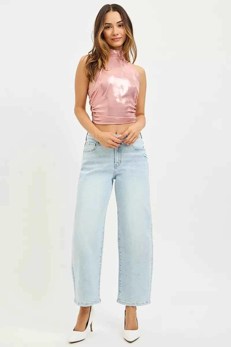 RISEN High Rise Crop Barrel Jeans ab4f2d86-297c-4da6-ac5a-e1e7e37f873e-Max-Origin