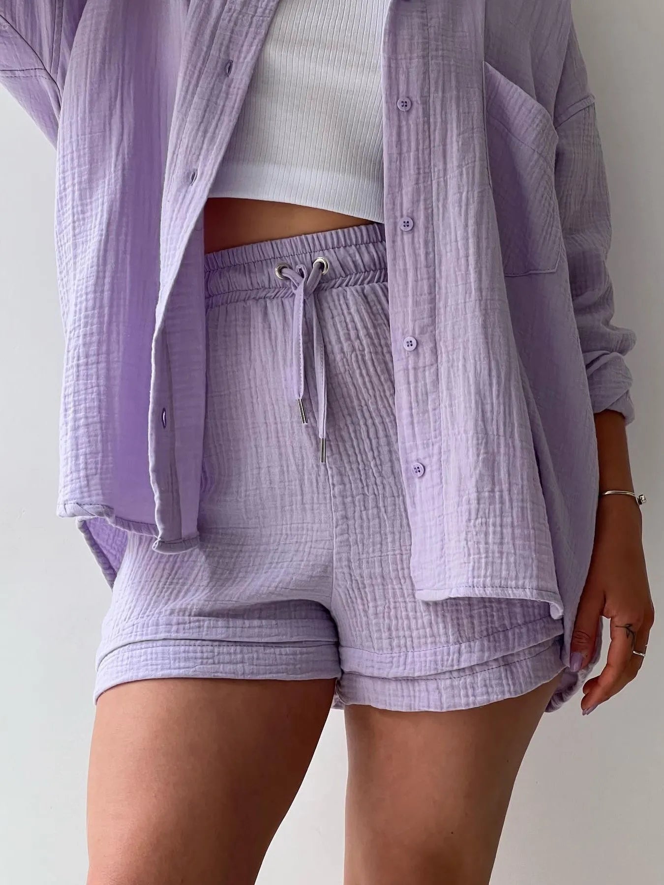 Textured Button Up Shirt and Shorts Set ab5e5ffe-eb63-4866-9435-a9d376ea6e0f-Max-Origin