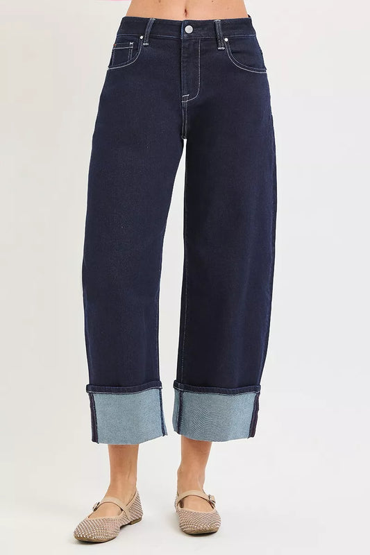 Slouchy Crop Barrel Cuffed Hem Jeans ab9c16a7-ab5b-4f52-9be2-d9873d3a7b78-Max-Origin