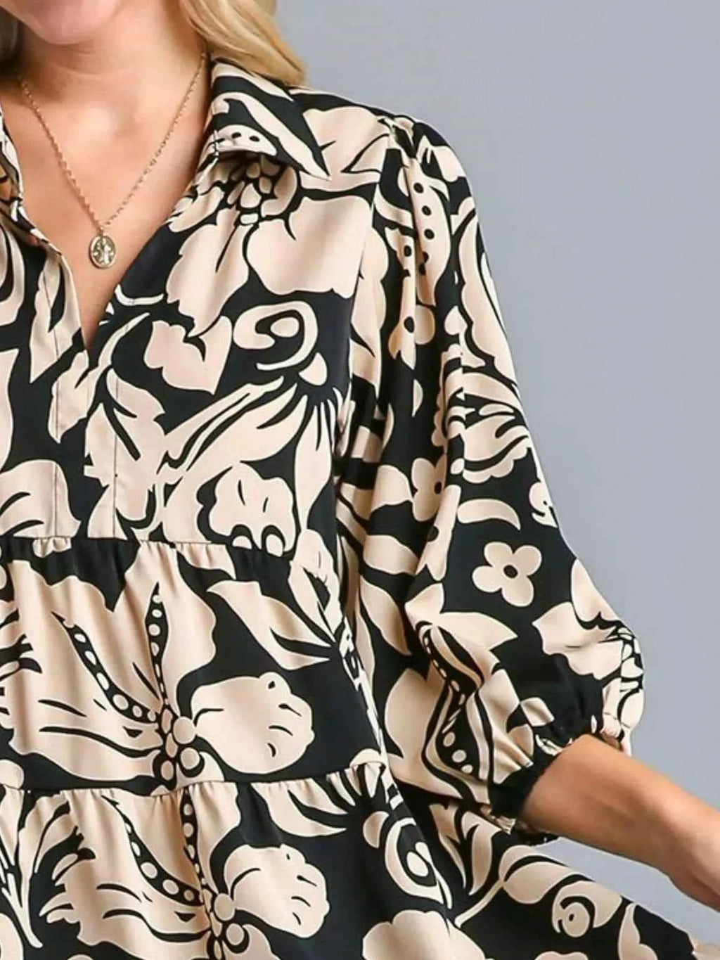 Umgee Floral Print Tiered Midi Dress abc2129a-e5ac-4090-95d6-ff8ec16e6282-Max-Origin