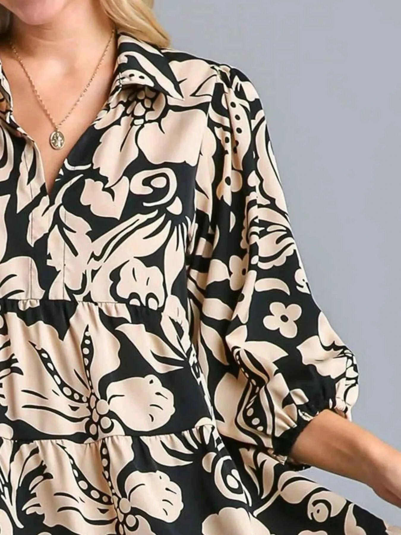 Umgee Floral Print Tiered Midi Dress abc2129a-e5ac-4090-95d6-ff8ec16e6282-Max-Origin