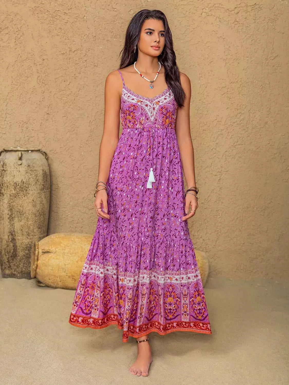 Tassel Floral Print Cami Dress abc6cc48-31e8-4fdf-8e94-1fb9d122099c-Max-Origin