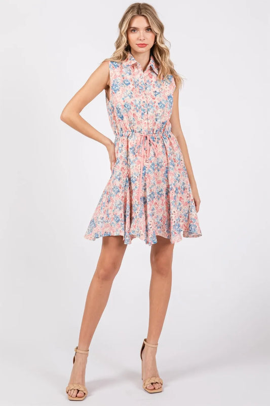 Full Size Floral Eyelet Sleeveless Mini Dress abc99ff3-31ae-4dc8-a7d4-839b2764d34f-Max
