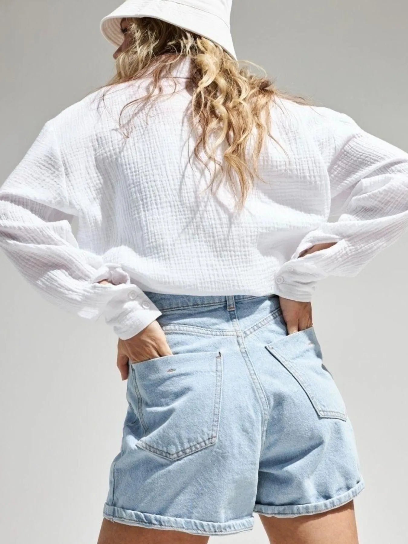 Button Up Long Sleeve Texture Shirt abd61998-6b39-40d2-8d38-05181794e4c7-Max-Origin