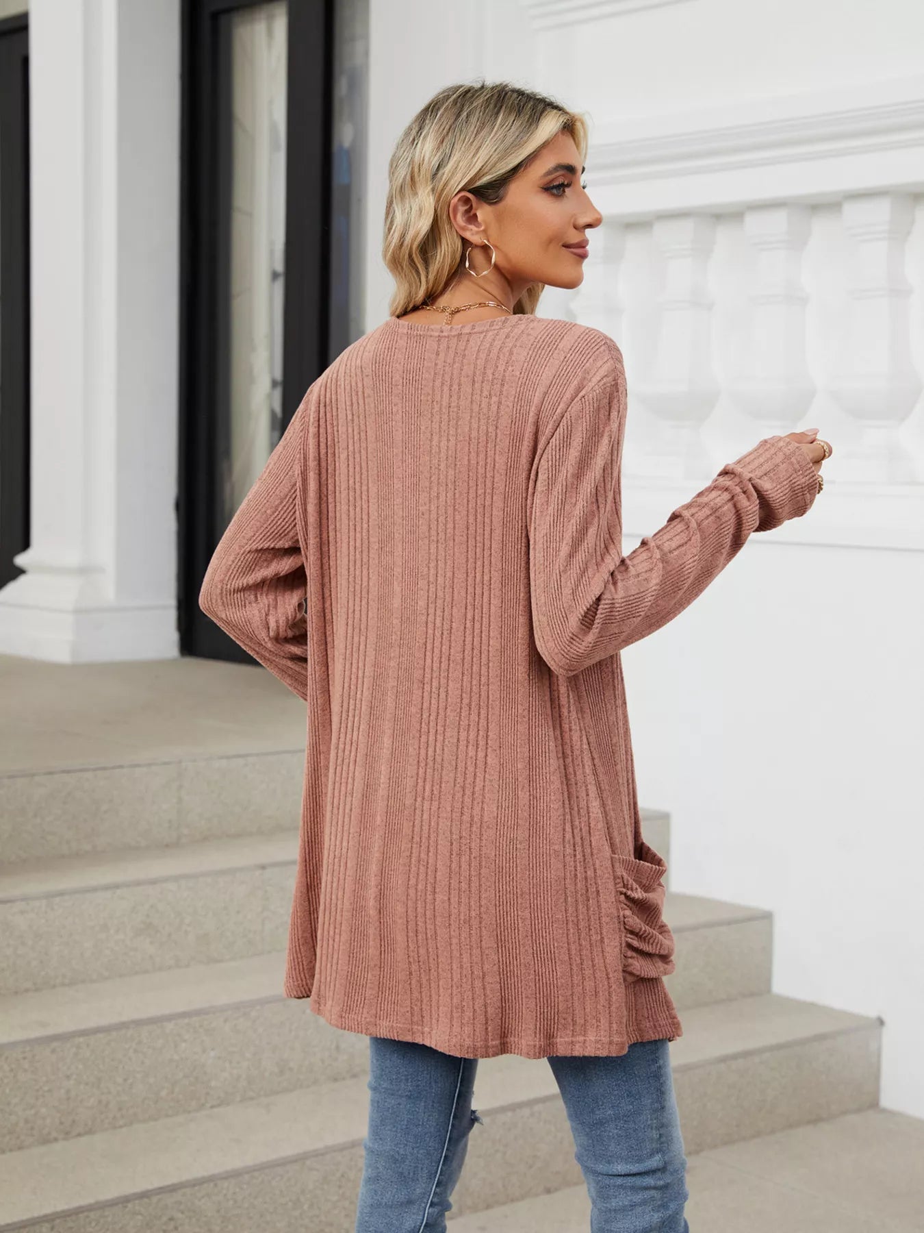 Open Front Long Cardigan abdc6374eead438495bd8071084e624c-Max-Origin