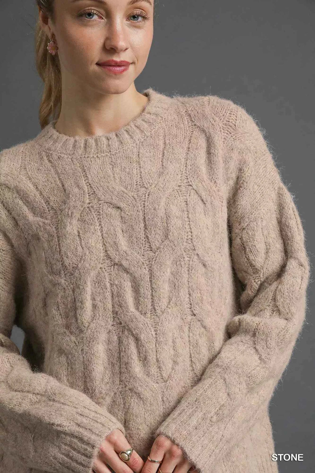 Umgee Cable Knit Cozy Sweater abeb6263-98a1-4d1a-bbc6-65e4c8590420-Max-Origin