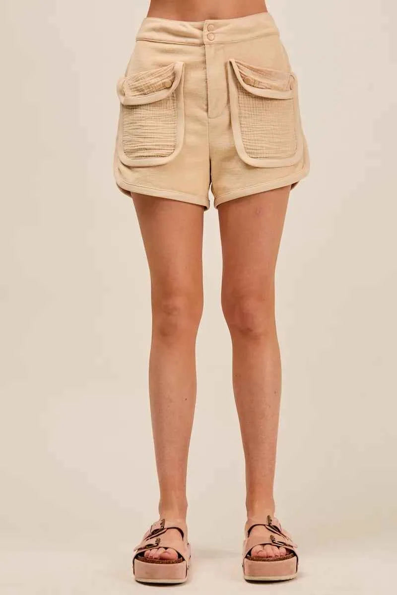 SO ME Mineral Washed Terry High Rise Cargo Shorts ac005613530542c28fa322c63513f72f-Max-Origin