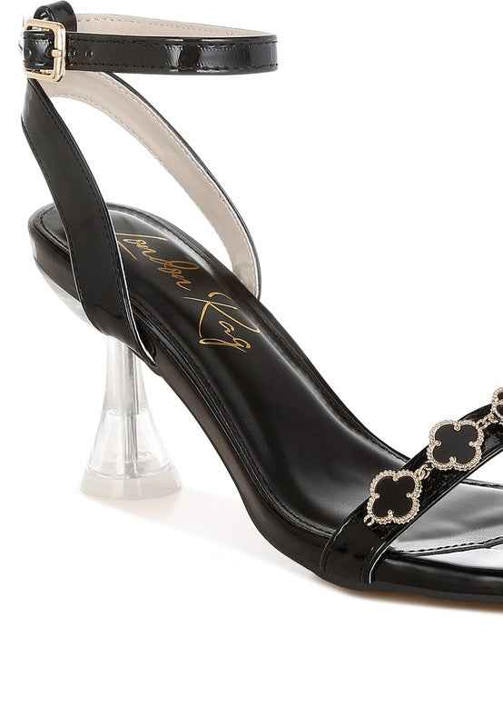 Ebina Charm Detail Spool Heels ac4befe0-07ad-419f-83ee-21b08f7031f8