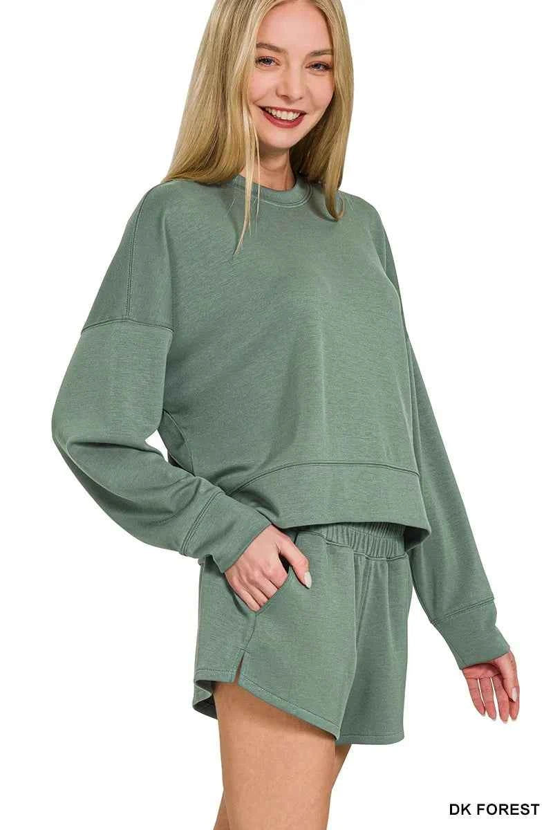 Zenana Scuba Long Sleeve Sweatshirts & Shorts Set ac66b6c2b8ab4daa92f81ce28ff8786a-Max-Origin