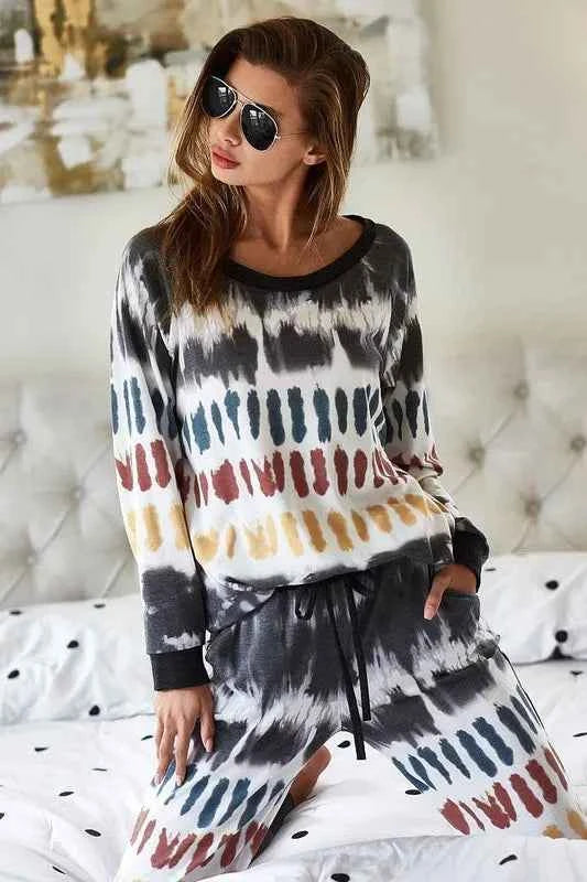 BiBi Tie Dye Print French Terry Top acc8f5de814044caa1c68160d7f8fc9e-Max-Origin