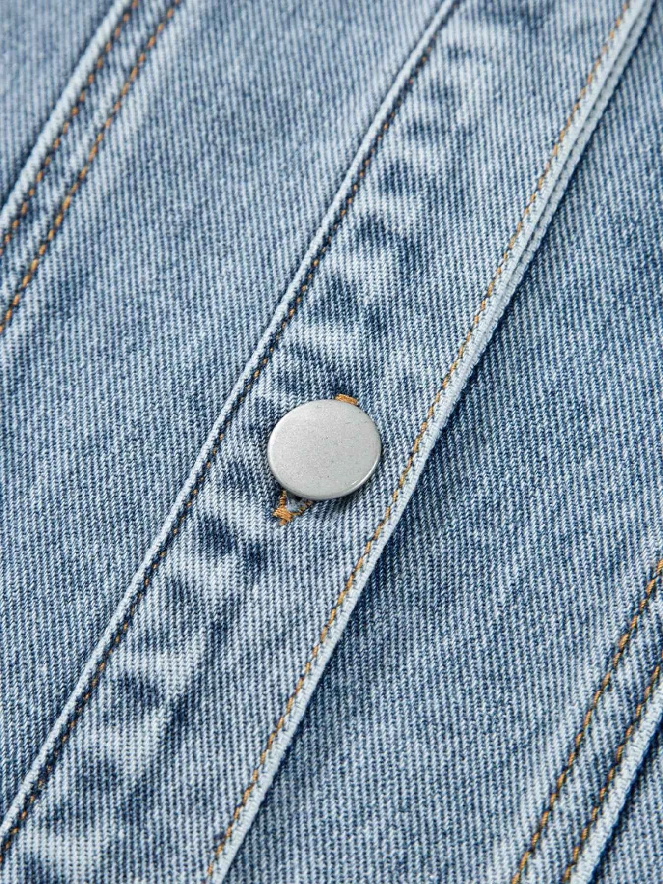 Scallop Trim Collar Patched Pocket Button Up Denim Jacket acde856b791d4075bfd67b4e9c43106c-Max-Origin