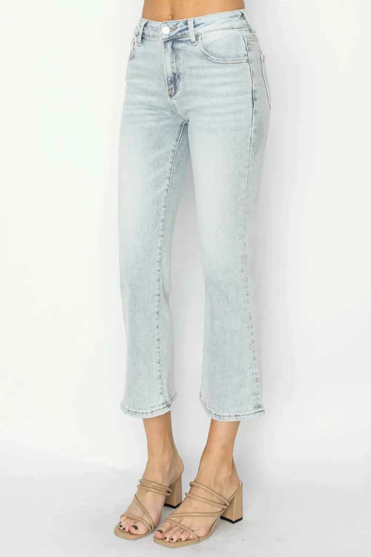 Full Size Mid Rise Cropped Flare Jeans ad180373-224a-47f9-986c-b101985de95f-Max