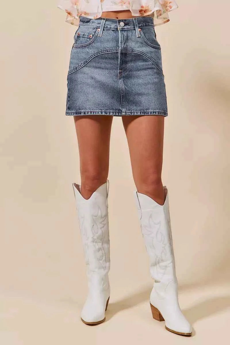 SO ME Washed Denim Mini Skirt with Pockets ad36926a8c244fdf813e57ad8fa1e3b6-Max-Origin