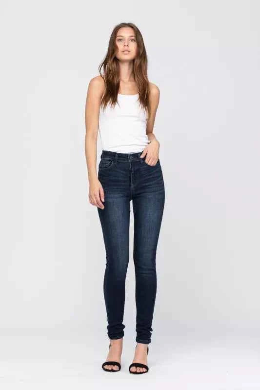 Judy Blue High Waist Washed Skinny Jeans ad60b2f7-0002-462e-908a-ea64d86e7fbe-Max-Origin