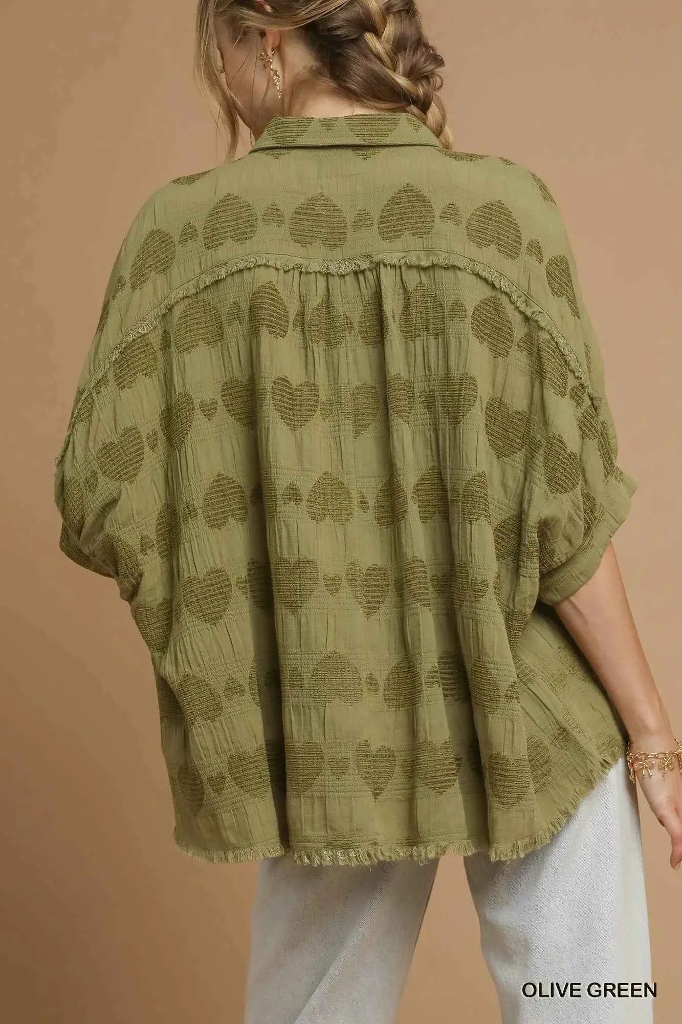 Umgee Jacquard Heart Collared Shirt ad7b844c-f8bd-4299-b07d-9e299d079ee7-Max-Origin