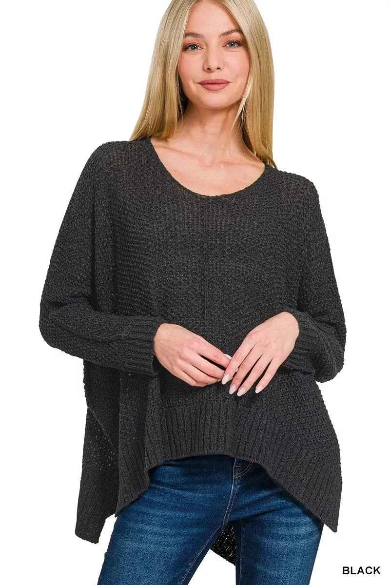 Zenana Dolman Sleeve V-Neck Sweater ada27aa81fa040f38c88e0a72cfa76fd-Max-Origin