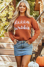 Hello Pumpkin Crewneck Sweater adb614dc-9da2-462d-823f-b12f8fd2e924