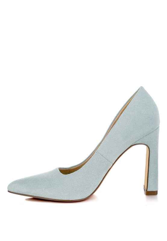 Uboa Slim Block Heel Pumps adc81cc1-e498-49c3-8800-d48f0c2707a4