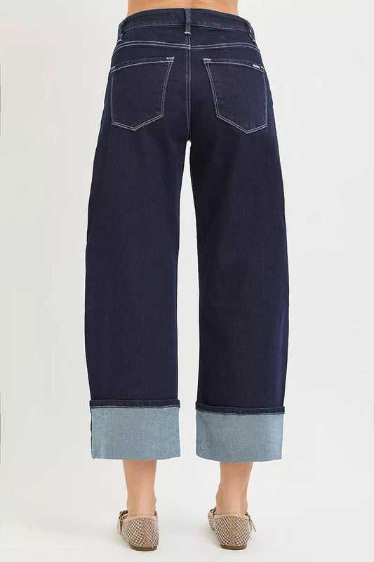 Slouchy Crop Barrel Cuffed Hem Jeans adca70c1-6b36-454a-8010-309a36f30b50-Max-Origin