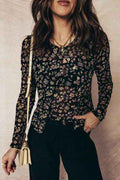 Floral Mesh Tank and Button-Front Cardigan Set Black add72a15-8cb0-4c43-8c09-f7e0bc8e3033