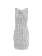 Ribbed Button Front Dress and Cardigan Sweater Set ade2abd0502f4d14a825a36eaff5aa86-Max-Origin