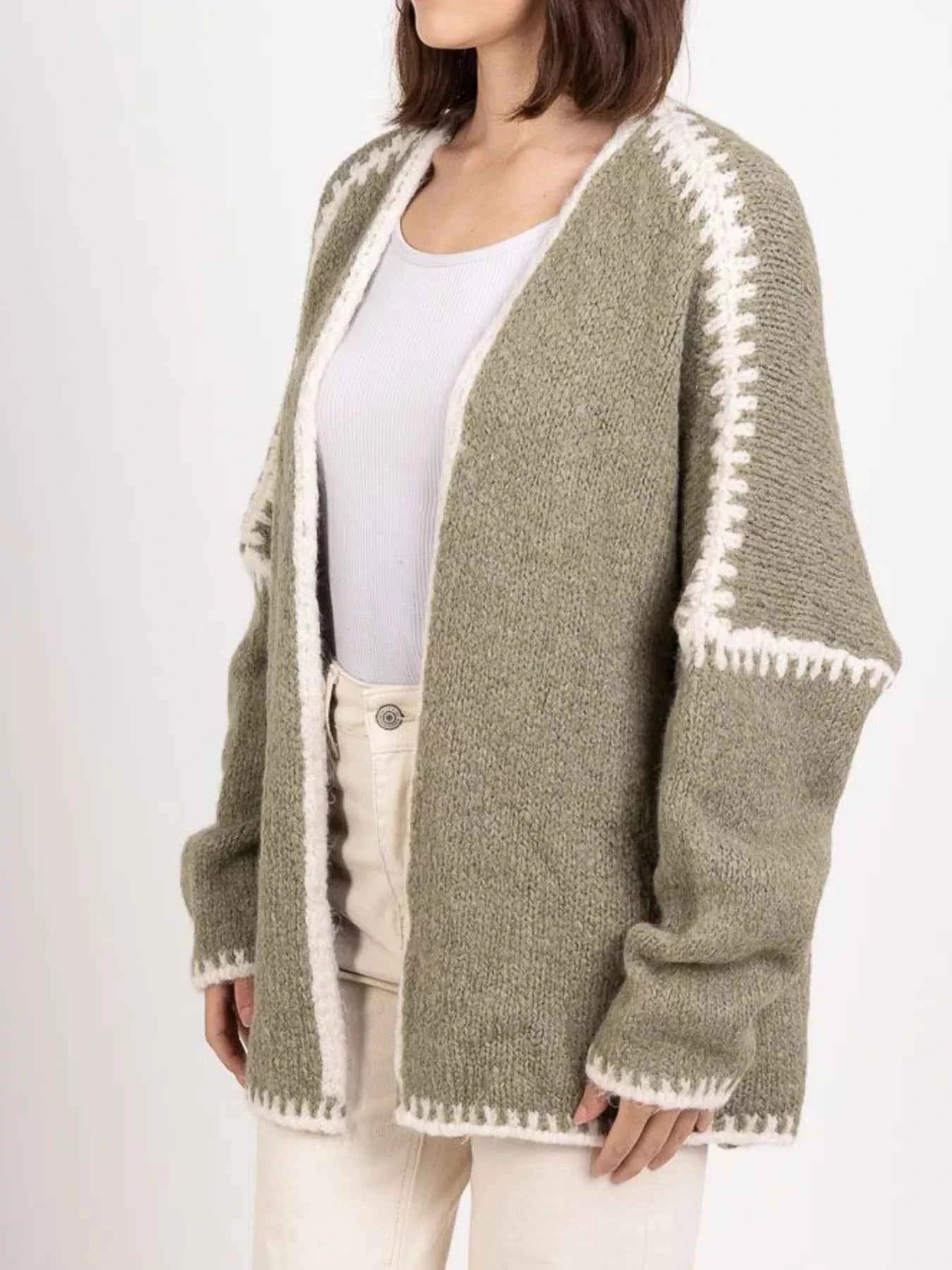 Contrast Trim Open Front Cardigan ae0d1d74a249466f92212811f743df31-Max-Origin