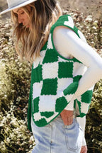 Checkerboard Fleece Sherpa Vest Coat ae2ea0a7-15d8-4aa3-af8a-559574fc3584-Max-Origin