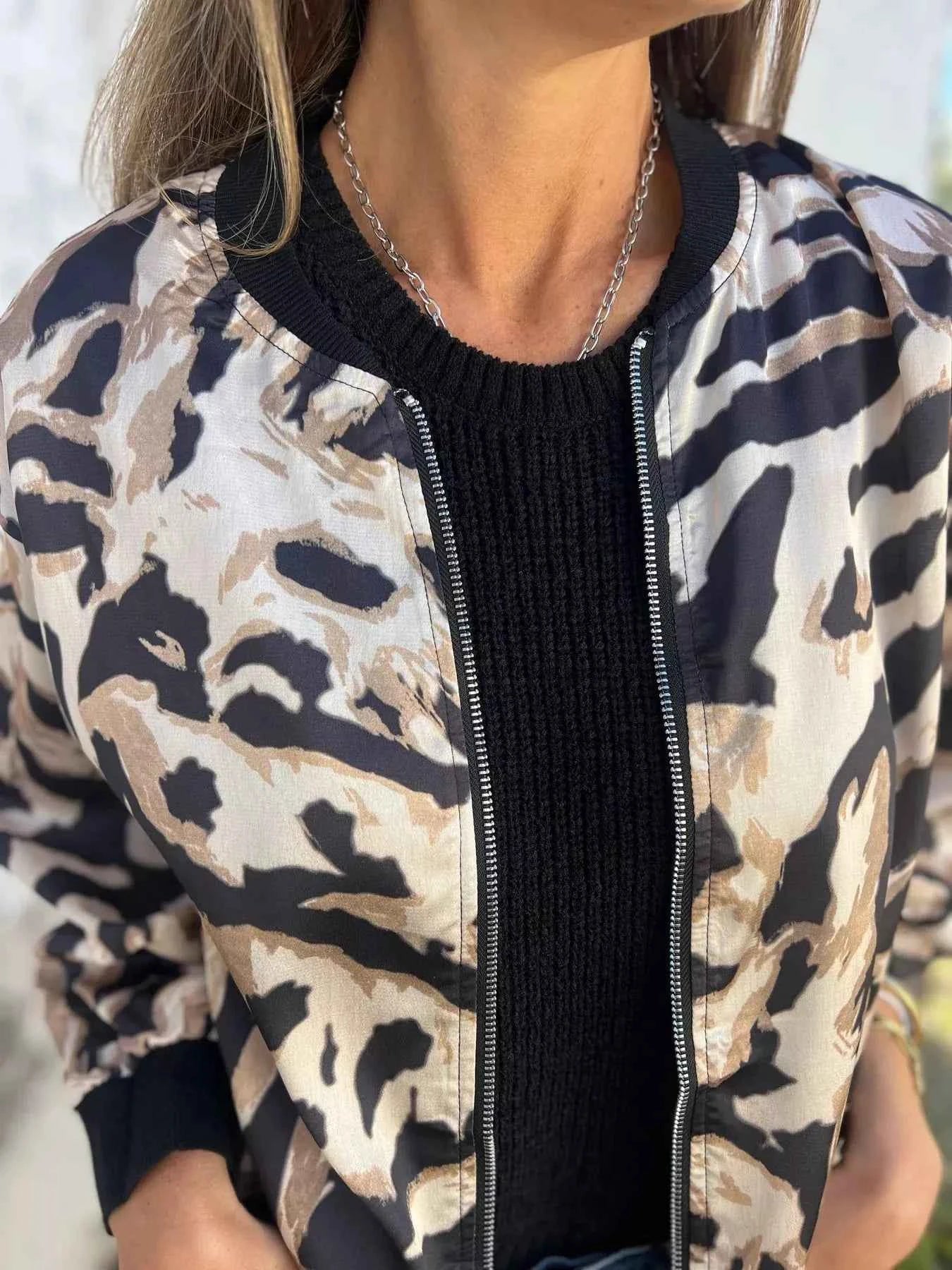 Full Size Animal Print Lightweight Zip Up Jacket Plus Size ae2ffb14-586f-411e-9524-d22ad13df700-Max-Origin