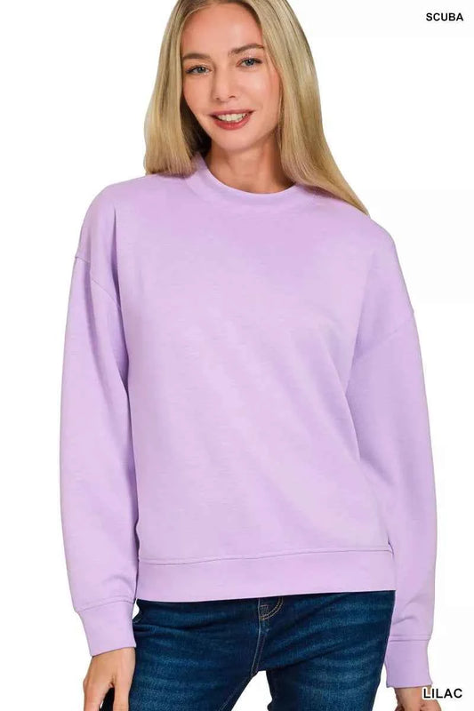 Scuba Mock Neck Sweatshirt and Joggers Set ae7c79af9b224da1a1a014e6d84d391e-Max-Origin