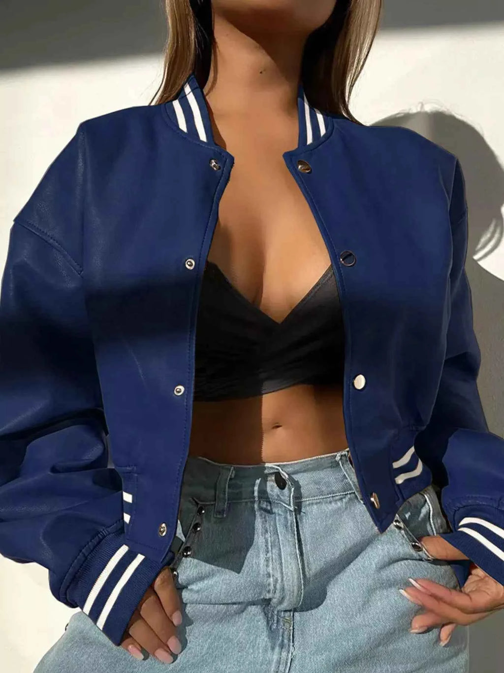 Snap Down Long Sleeve Jacket ae81ef158d01490f904e1a1159d5f212-Max-Origin