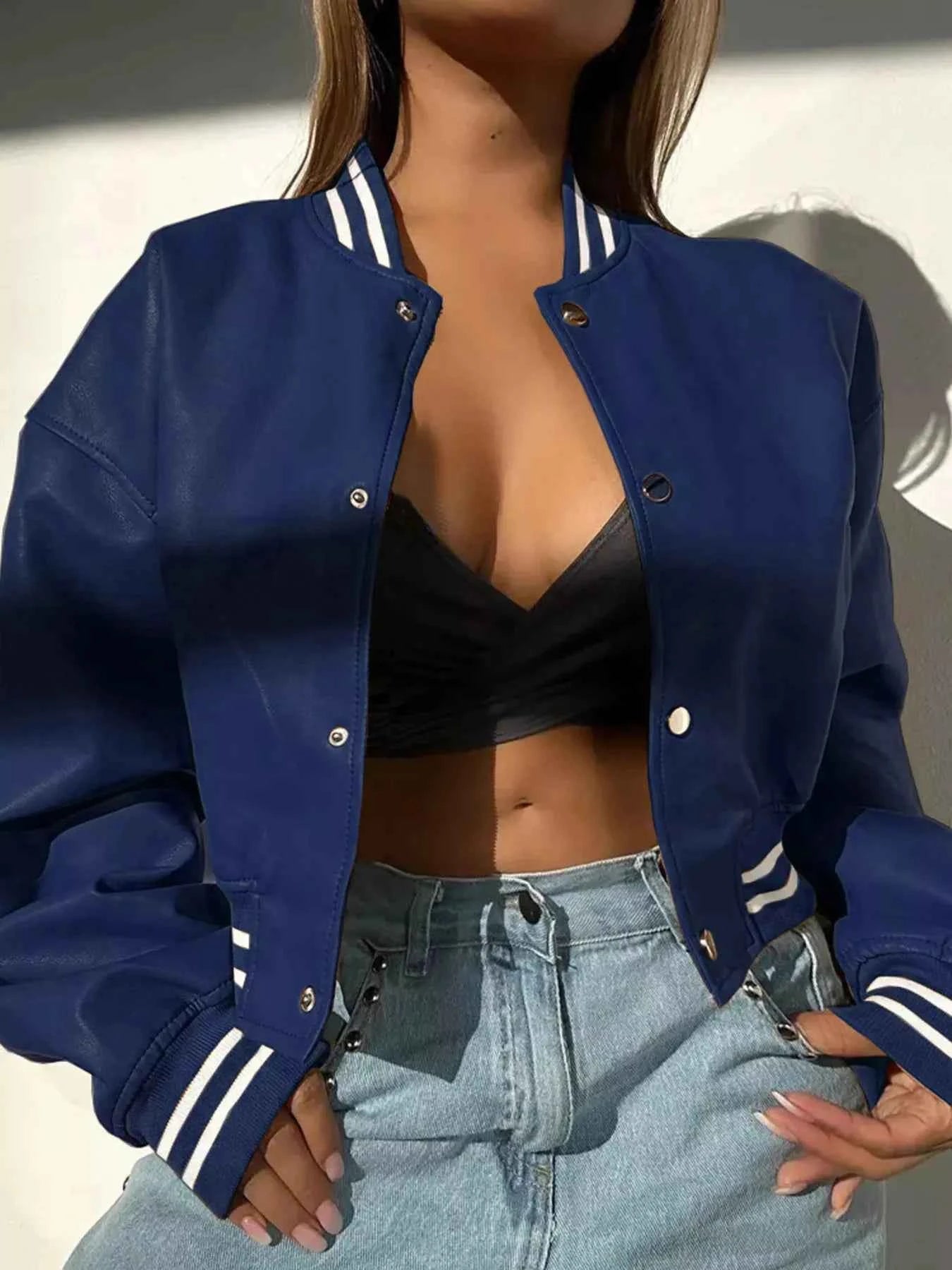 Snap Down Long Sleeve Jacket ae81ef158d01490f904e1a1159d5f212-Max-Origin