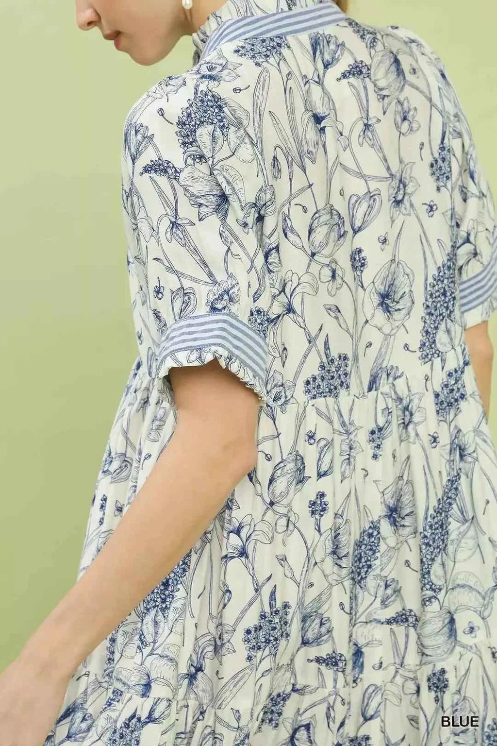 Umgee Floral Tiered Midi Dress with Ruffle Trim aea5a6d0-e621-498f-be73-8e2d95c69d2f-Max-Origin