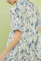 Umgee Floral Tiered Midi Dress with Ruffle Trim aea5a6d0-e621-498f-be73-8e2d95c69d2f-Max-Origin