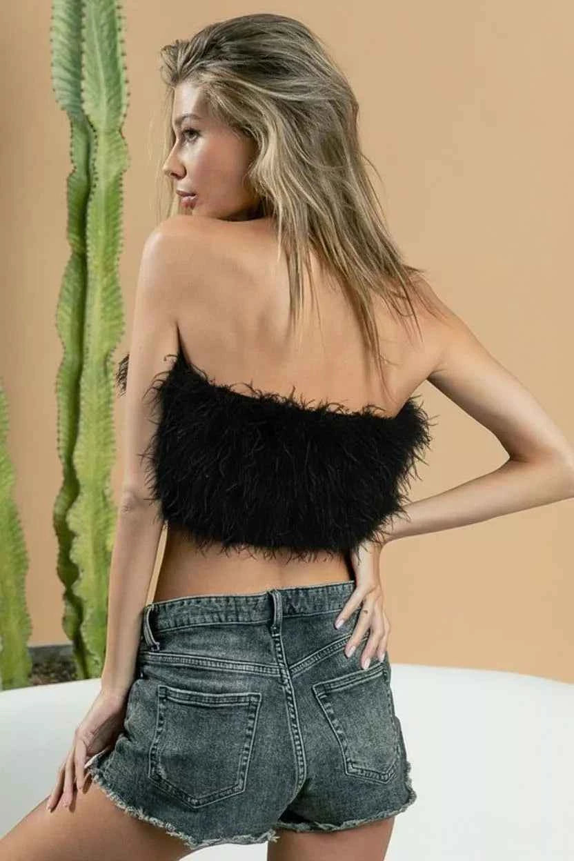 Fluffy Feather Tank Top with Back Zipper aea8e7dd-3d2d-4ebb-9abe-b185f3798f5d-Max-Origin