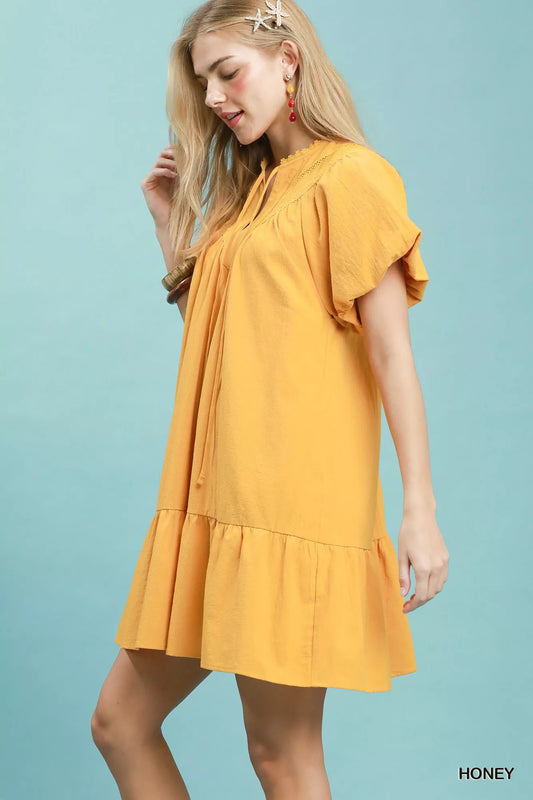 Flutter Sleeve Tassel Tie Ruffle Hem Mini Dress aeac52eb-5cb9-4706-827d-a8af0321c28c-Max-Origin