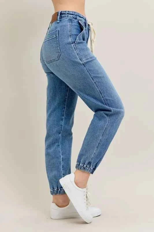 Full Size High Waist Denim Jogger Plus Size aec7ede0bb414b1e885f18377088b439-Max-Origin