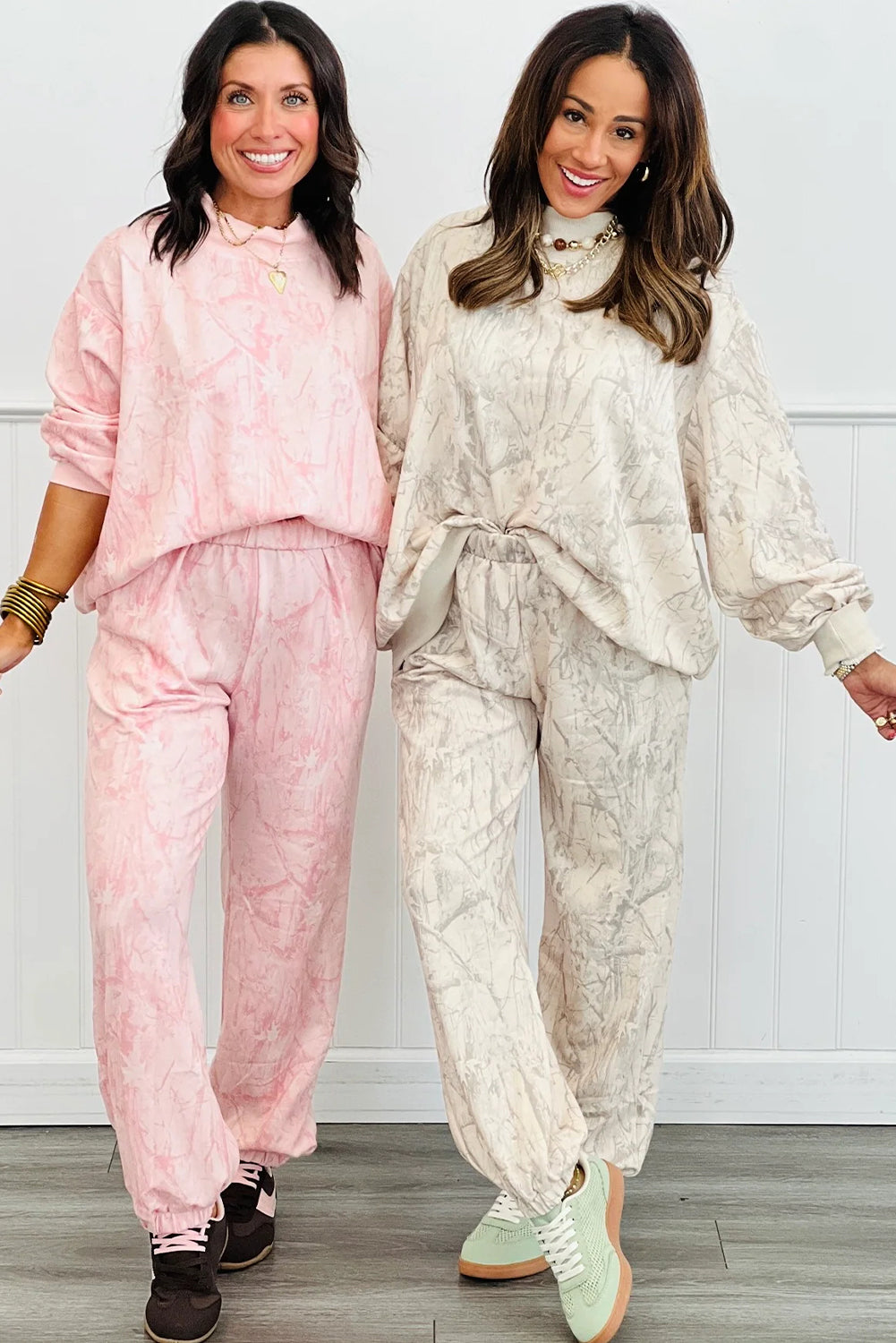 Khaki Camo Print Jogger Pants Set aed712f27019ebe1