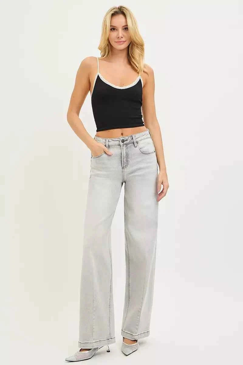 RISEN Slouchy Baggy Jeans with Contrast Stitching aee3fd9623c24d3292afc49cf508b57d-Max-Origin