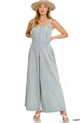 Zenana Denim Light Washed Wide Leg Overalls LIGHT aee5972929eb44f8a1f9941fa7812071-Max-Origin