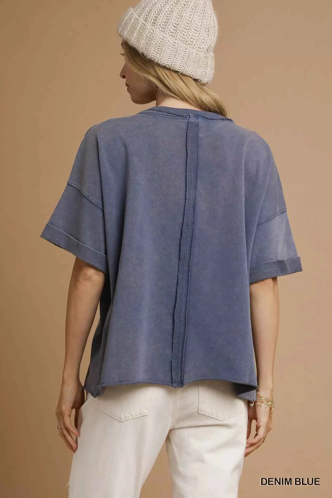 Umgee Mineral Wash Round Neck Top aefb1b94-1a12-44bf-98a8-f561b1b6ae4c-Max-Origin