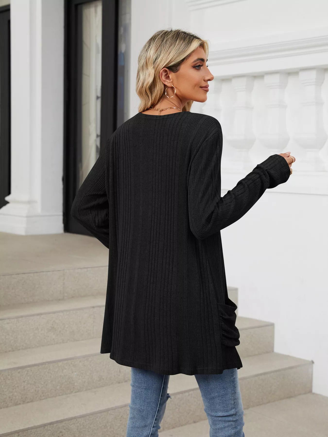 Open Front Long Cardigan aefd27c1995c47c7bbaf362a73a165e7-Max-Origin