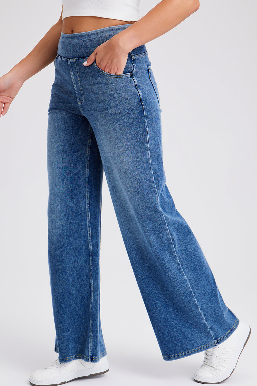 Ashleigh Blue Pocket High Waist Wide Leg Jeans af1856dcb381ddfe