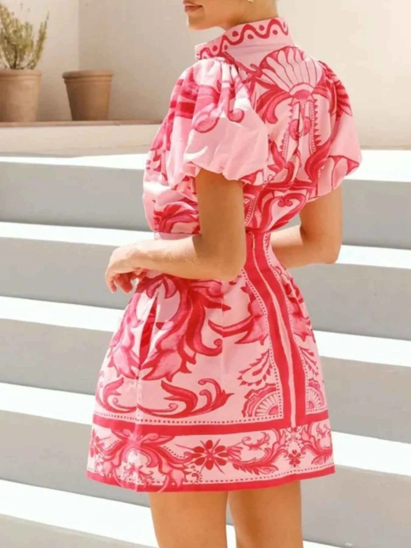 Printed Puff Sleeve Top and Skirt Set af337e02-3ac4-48f7-8ce9-98007f128437-Max-Origin
