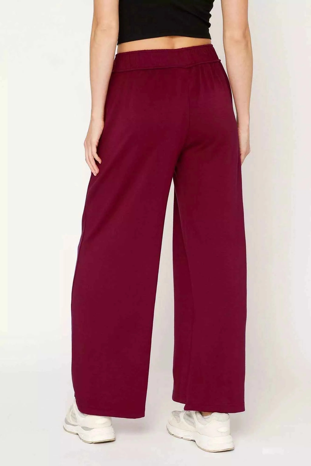 Umgee Elastic Drawstring Waistband Wide Leg Pants af33e298-656b-4f3d-bbb5-0b45a45c2af1-Max-Origin