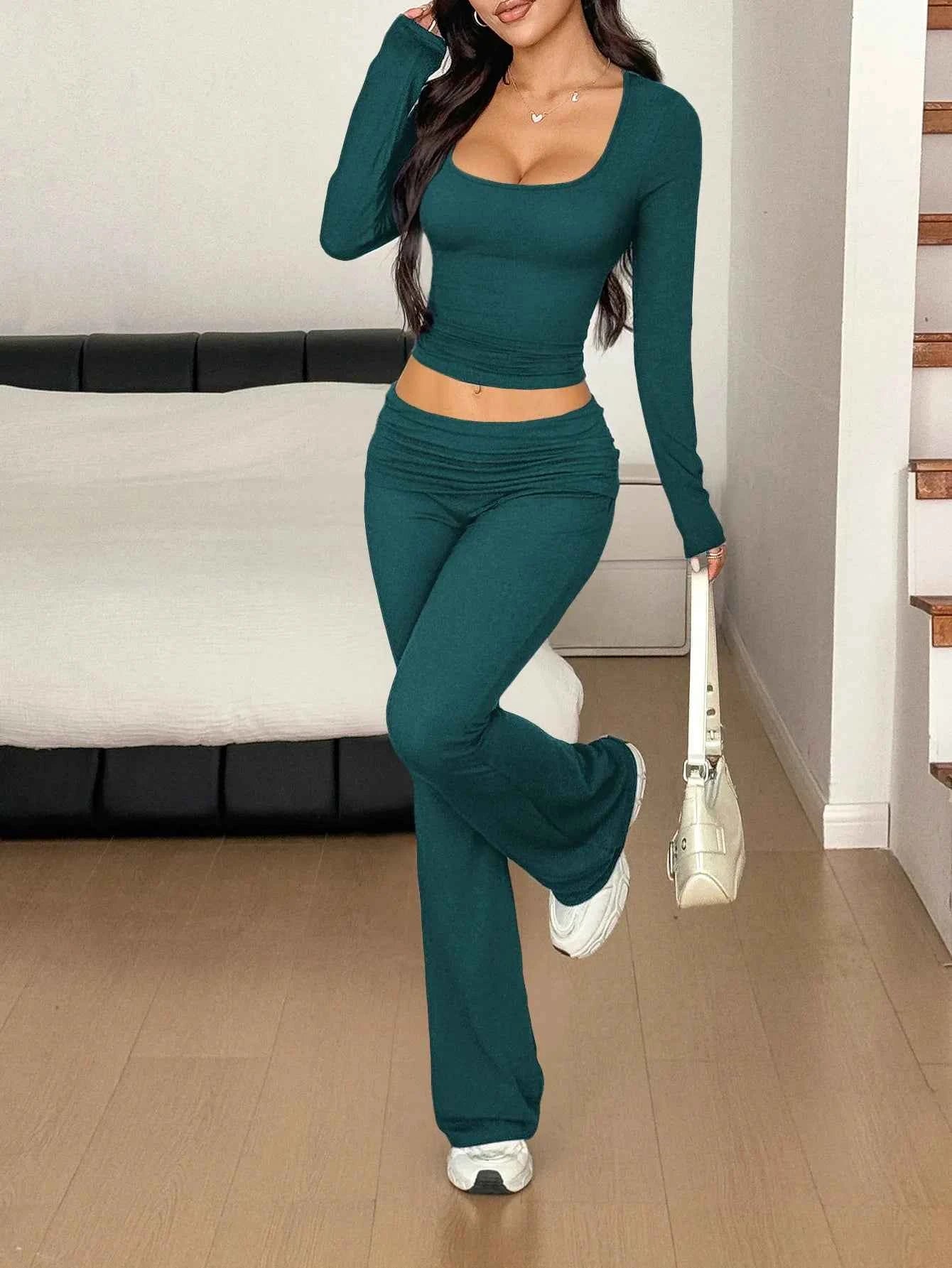 Long Sleeve Crop Top and Bootcut Pants Set af3844d7-b82f-47ca-a059-81c77c0b301a-Max-Origin