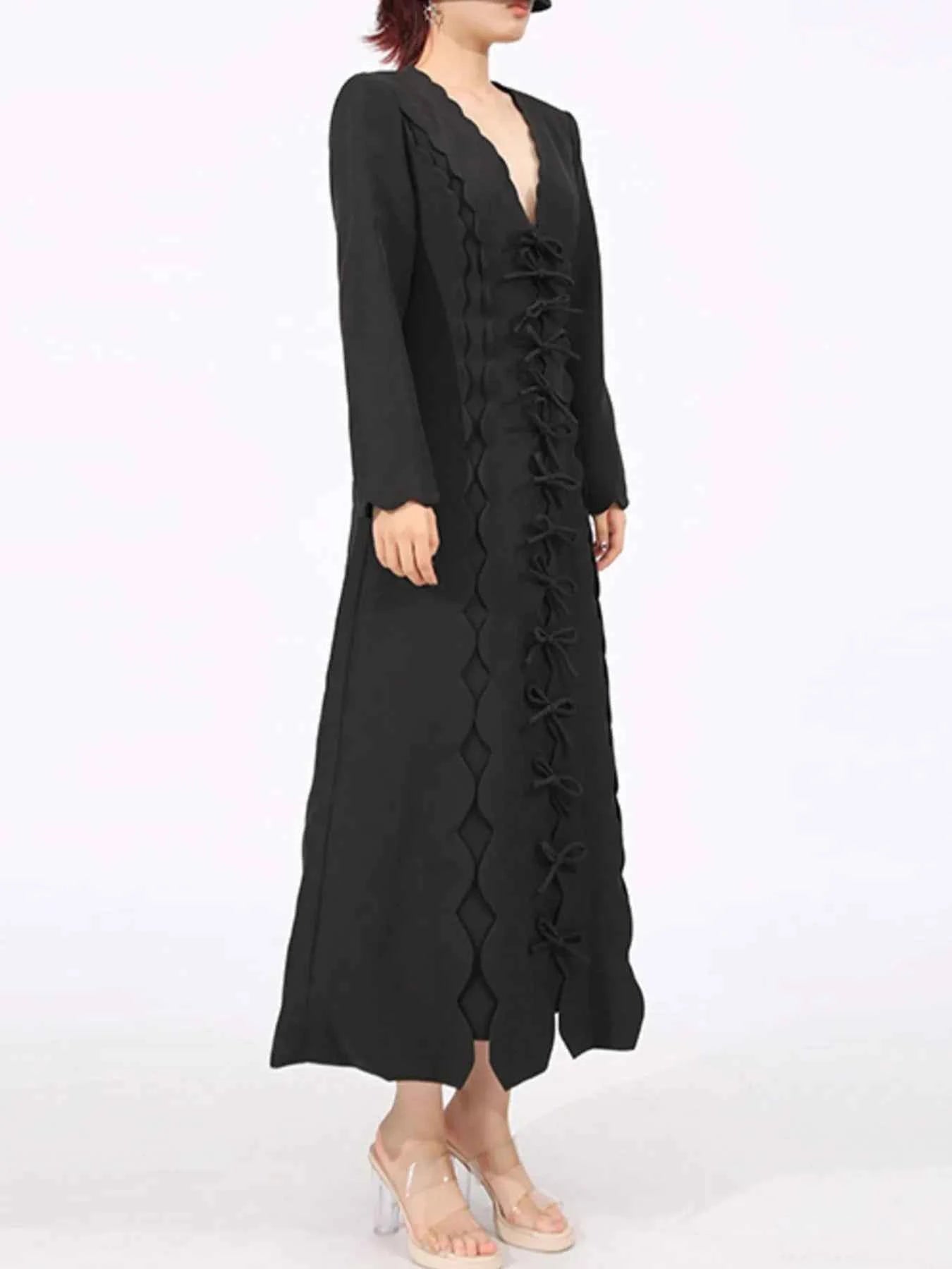 Long Sleeve Bow Front Midi Dress af61a4d5-9328-42ac-bf32-ab24b6bff578-Max-Origin