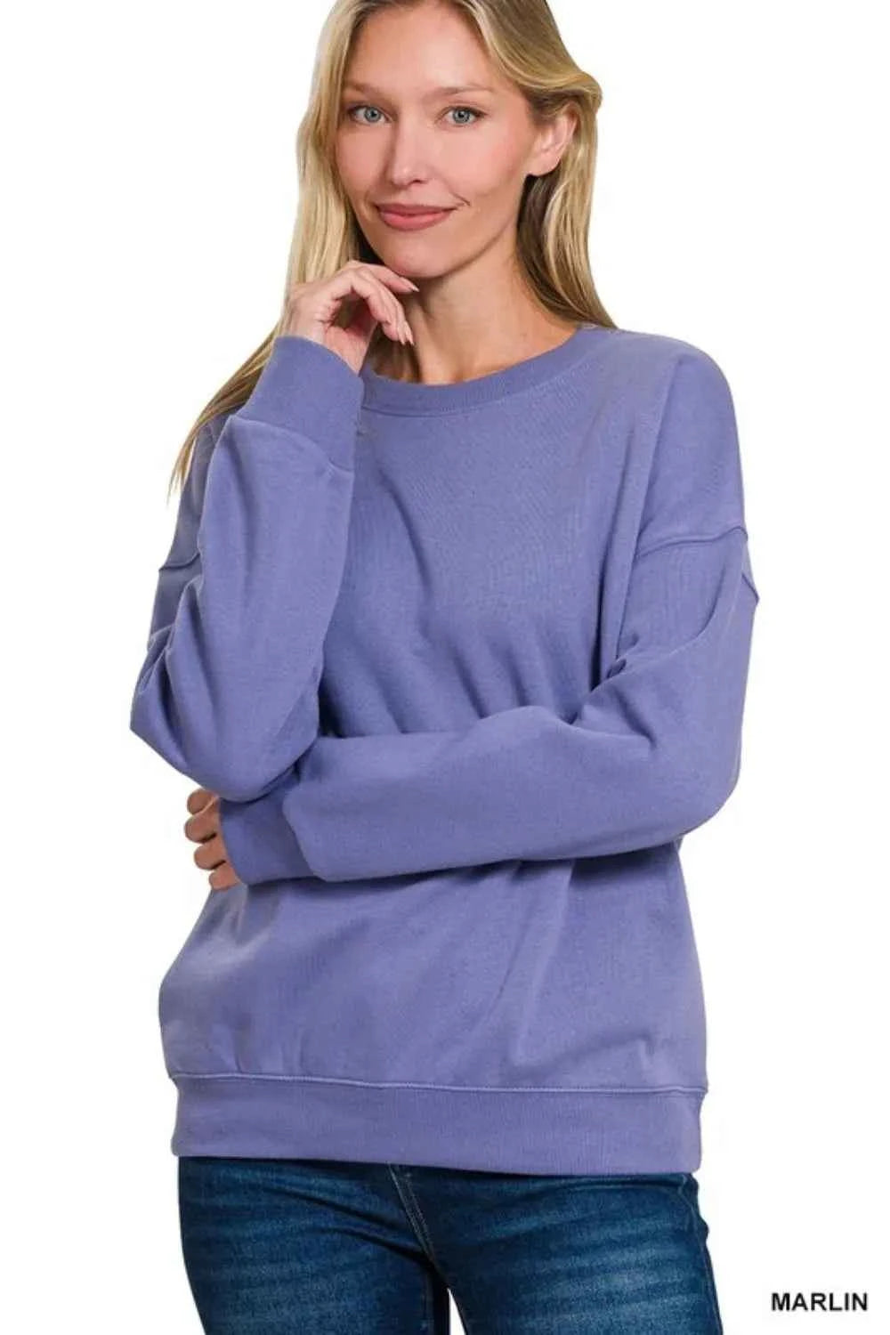 Zenana Full Size Fleece Drop Shoulder Sweatshirt Plus Size af6d021d-858d-4b84-96d5-8dde90c6d4b3-Max-Origin